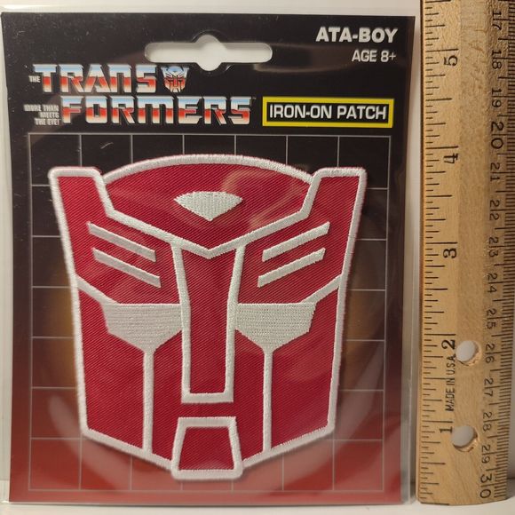 Transformers Iron On Patch Official Cartoon TV Show Movie Collectible Accessory - Picture 2 of 2